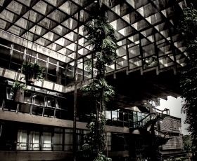 Interior do prédio da Ritoria da UnB, no campus Darcy Ribeiro. 01/04/2024. Foto: Beto Monteiro/Ascom GRE